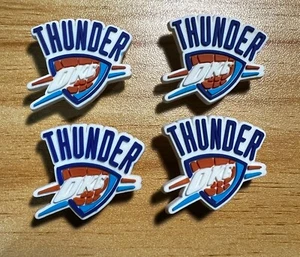 OKC THUNDER CHAMPS CROC CHARMS JIBBITZ NBA 3D SCHUH ZUBEHÖR BASKETBALL CHARMS - Bild 1 von 1
