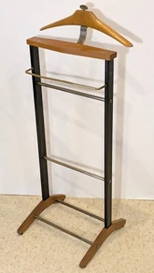 Soporte de valet italiano Fratelli Reguitti - Madera natural y ebonizada - GC - MCM - Imagen 1 de 17