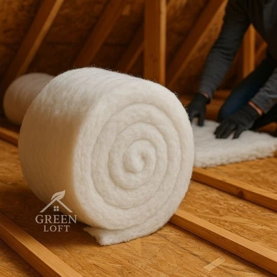 Thermal Insulation Roll -(L)4m/5m/8m x(W)370mm x(T)50/110mm - Image 1 of 4