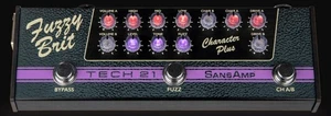 Tech 21 Fuzzy Brit Sansamp Character Plus Electric Guitar Preamp Pedal - Picture 1 of 1