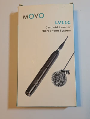 Movo LV11C XLR Lavalier Cardioid Condenser Microphone - Image 1 of 3