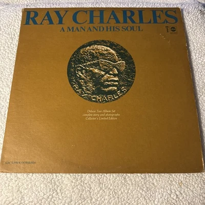 Ray Charles – A Man and His Soul – 2×LP ABCS-590X (1967) VG/VG - Image 1 of 4