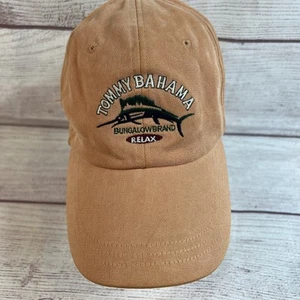 Tommy Bahama Hat Cap Strap Back Adult One Size Orange Relax 100% Cotton Beach - Picture 1 of 12