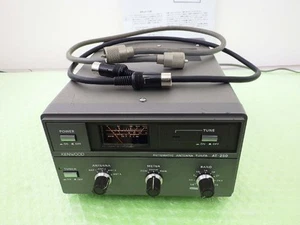 KENWOOD AT-250 Tuner antenowy samochodowy Testowany działający HF Czarny TS-140 TS-680 TS-430 - Zdjęcie 1 z 6