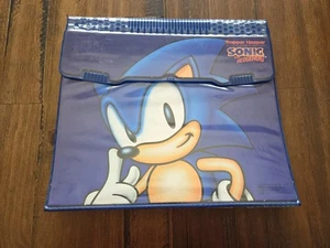 Vintage 1994 Mead Sonic the Hedgehog Blue Trapper Keeper Organizer Folder  - Picture 1 of 13