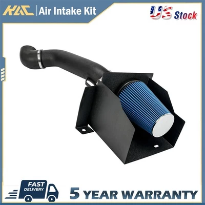 Cold Air Intake Kit w/ Heat Shield For Hummer H2 2003-2004& 2005-2006& 2007-2009 - Image 1 of 4