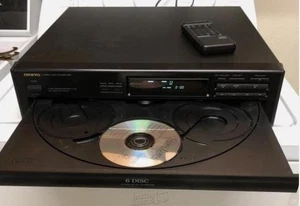 Onkyo DX-C206 6 CD Compact Disc Player Changer & Working Original Remote - Picture 1 of 9