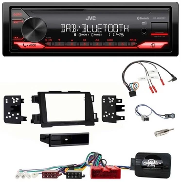 JVC Bluetooth USB DAB Lenkrad Autoradio für Mazda 6 2013-2015 schwarz - Bild 1 von 4