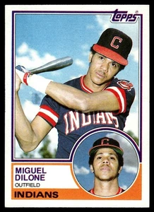 1983 Topps Miguel Dilone #303 Cleveland Indians - Bild 1 von 2