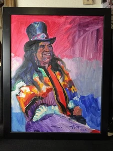 Benjamin Harjo Jr Portrait By Donald "Putt" Putman 22"×28" - Picture 1 of 9