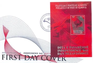 13. FDC Kosovo 2008 Día de la Independencia - Imagen 1 de 2