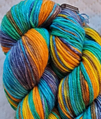*Gusto Wool Echoes Gradient Pair for Matching Socks HandDyed Fingering Superwash - Image 1 of 4