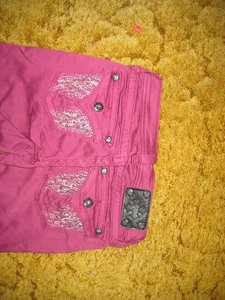 MISS ME JEANS SKINNY KIDS SIZE 14 - Picture 1 of 8