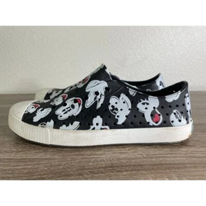 Scarpe Native Jefferson Topolino Sneakers Slip-On Nero Bianco W11 M9 - Foto 1 di 10