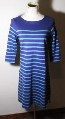 L.L. Vestido BEAN púrpura hasta la rodilla manga 3/4 talla S pequeño Foto 1 de 4