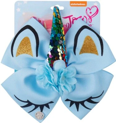  Unicorn & Flowers Bow  New - Image 1 of 4