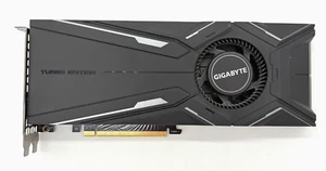 GIGABYTE NVIDIA RTX 2080 Turbo OC 8GB Ventilador Soplador GDDR6 Tarjeta Gráfica *Defectuosa* - Imagen 1 de 5