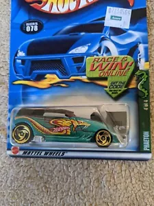 Hot Wheels 2002 lanzamiento Phaeton Green Collector #078 sangre fría envío gratuito a Estados Unidos - Imagen 1 de 5