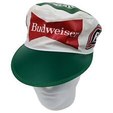 Budweiser 100% Irish Bud Dry Painter's Hat Stretch The Adcap Line Made In U.S.A.