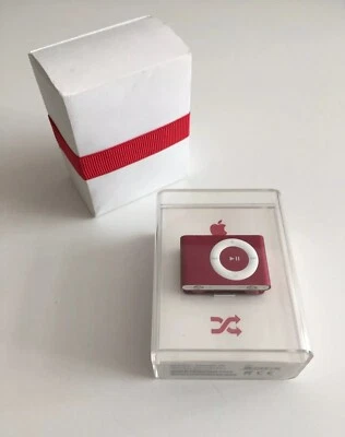New Sealed Old Stock Apple iPod Shuffle 2nd Generation Red Collectors Rare- 2007 - Image 1 of 4