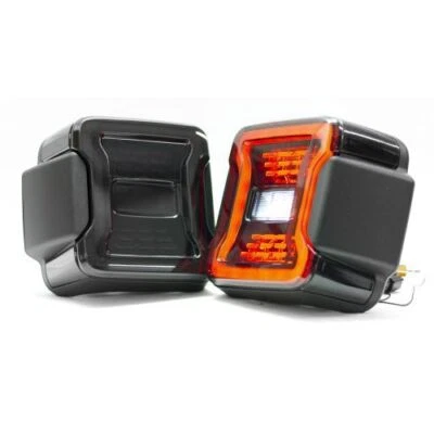 Sistema de lanterna traseira LED Race Sport RS0106JL - Plug and Play fumê para Jeep JL NOVO - Imagem 1 de 3