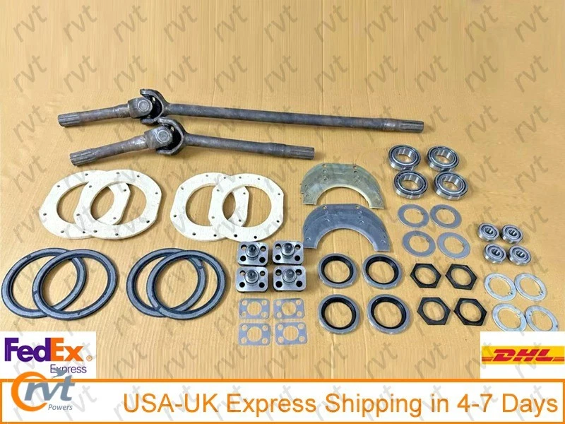 Front Axle Shaft Assy Kit Fit W.Jeep MB/GPW/CJ2A,3B,CJ5/M38/M38-D-27, 19 Spline — 第 1/4 张图片