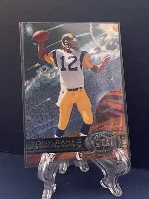 Tony Banks 1997 Metal Universe Football Card #7 St Louis Rams - Image 1 of 2