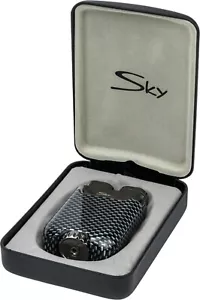 SKY Jet-Feuerzeug "Maine" Carbondesign/gun poliert mit Einzelverpackung - Bild 1 von 3