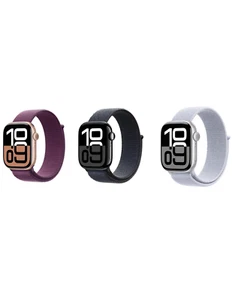 Apple Watch Series 10 42MM GPS uniquement aluminium + bracelet boucle sport 64 Go - Excellent - Photo 1 sur 5