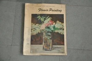 Vintage Flower Painting Litho Colorful Catalouge/Book,Japan - Picture 1 of 9
