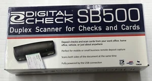 DIGITAL CHECK SB500 DUPLEX SCANNER for checks and cards - Picture 1 of 5