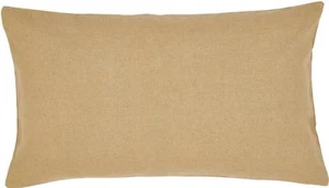 Rustic Primitive Luxury King Lined Pillow Sham Soft Woven Cotton Natural Burlap - Picture 1 of 5