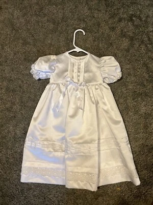 BEBE’S White Infant Girls Beautiful Dress Christening - Image 1 of 4