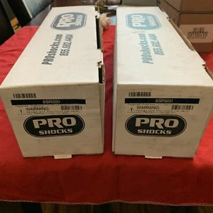 Pro Shocks Tapered Coil-Over Replacement Springs 500 lb Rate Mustang II Chrome - Picture 1 of 4