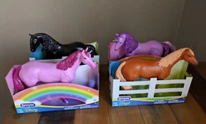 NUEVO ✹ CABALLO PONY UNICORNIO BREYER (JUEGO x4) ✹ Figura de acción de juguete Cherry 8" ✹ 2022 - Imagen 1 de 11