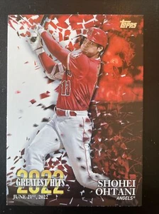 2023 Shohei Ohtani Topps Greatest Hits Holo Insert - Bild 1 von 2