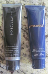 AVON ATTRACTION & EXPLORATION (2) After Shave Conditioner Full Size NEW - Picture 1 of 2