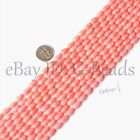 5x7mm 4x8mm 5x12mm 6x10mm drop red pink coral jewelry making gemstone beads 15"