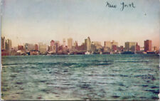 New York Skyscrapers NYC NY from Bay c1906 Johnston's Art Stores Postcard G47