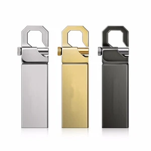 2TB 256GB Métal Porte-clé USB 2.0 Flash Drive Memory Stick Pouce Pen U Disque PC - Photo 1/15