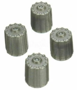 4 x Ventilkappen Silber RDK,RDCI, RDKS TPMS Ventile von Mercedes, BMW, Audi usw. - Bild 1 von 5