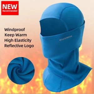 ROCKBROS Cycling Balaclava Skiing Mask Winter Scarf Motorcycle Face Mask Warm  - Picture 1 of 19