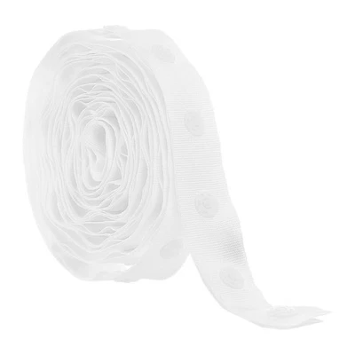 Cinta a presión de botón de plástico de 2 yardas cinta broches de presión cierre de ajuste poliéster,... Foto 1 de 4