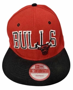 Chicago Bulls NBA Hardwood Classics Flat Brim Red & Black Snapback by New Era - Picture 1 of 7