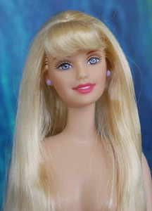 Barbie desnuda sedoso largo rubio pálido cabello con flequillo ojos lavanda TNT CEO DBox4 ÚNICO EN SU CLASE - Imagen 1 de 18