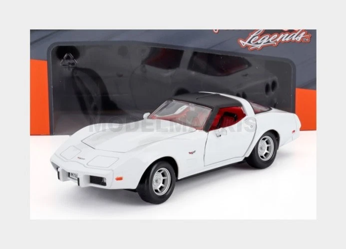 Chevrolet Corvette (1979) Yellow 1 24 Motormax Mx73244ye
