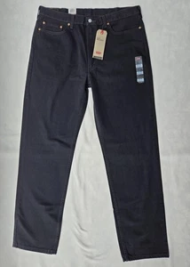 Levis 550 Jeans Mens 38x36 Black Relaxed Fit Tapered Leg Big & Tall Denim Pants - Picture 1 of 8