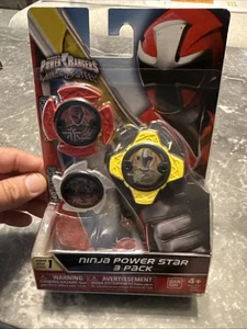 Power Rangers Ninja Acero Bandai Power Star Paquete de 3 Serie 1 ~ 43754 - Imagen 1 de 2