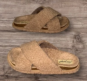 Free People Sherpa Slides Womens Size 39 Made In Spain - Picture 1 of 7