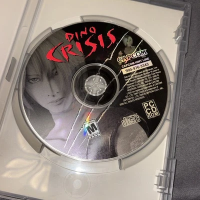 Dino Crisis Pc Cd-rom Disk Only Game Vintage 1999 Capcom Video Game - Image 1 of 2